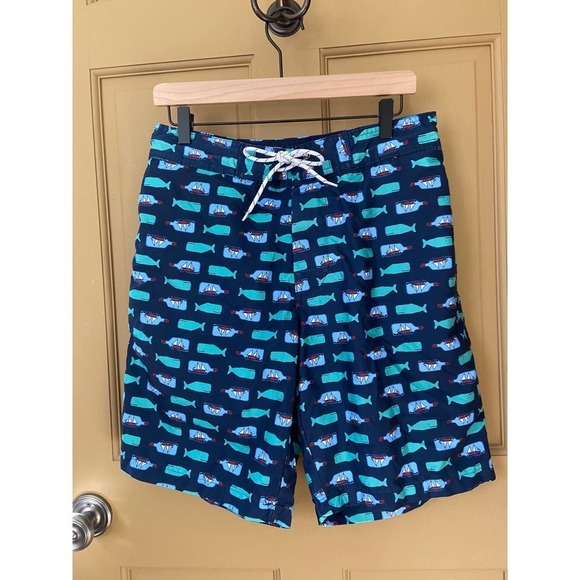 St. John's Bay Nautical Print Board Shorts Men's Size Medium - Picture 1 of 5